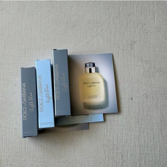 NWT Dolce & Gabbana Light Blue Pour Homme EDT x3 - Picture 1 of 3